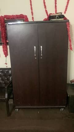 cupboards and LED table for sale on urgent basis