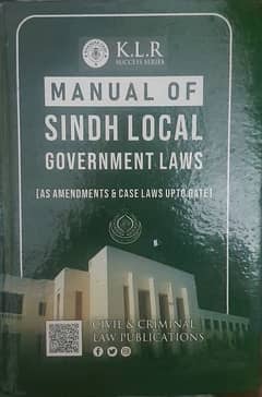 Manual of Sindh Local Government Laws