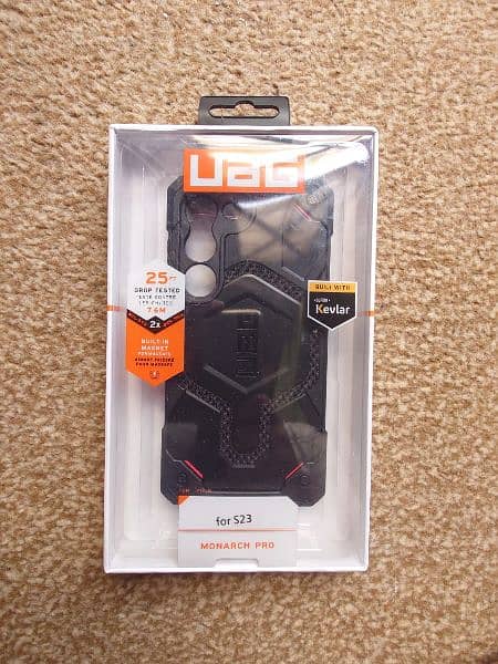 UAG Monarch Pro Kevlar Case for Samsung S23. 3