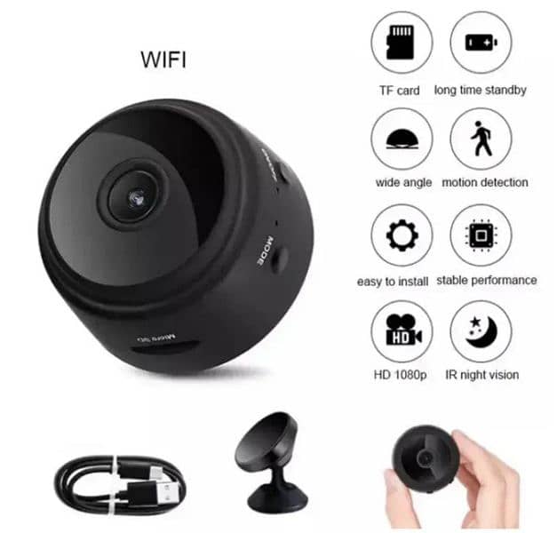 Mini Wireless Camera Wifi IP Home Security 1080P HD Night Vision 3