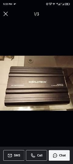 good sound good condition worldtech amplifier 5000wat