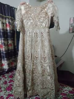 bridal dress maxi in skin color.