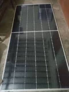 Longi himo5 555watt solar panel glass repaired