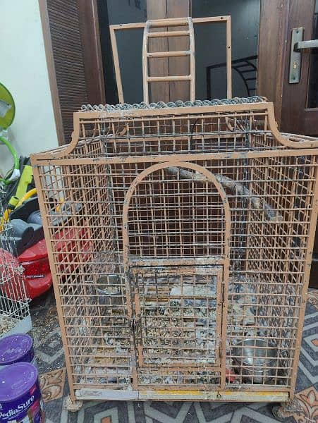 Custom made iron cage used for big birds 1