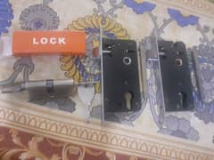 Brass Door Lock with 3 Original Keys