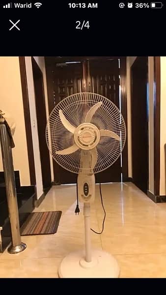 Westpoint WF-8916 Knight Rechargeable Stand Fan 1