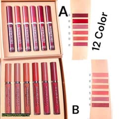 twelve colours long lastic velvet lipsticks