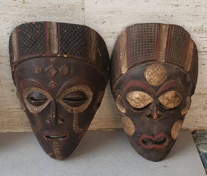 Hand Made African Tribal Mask 2