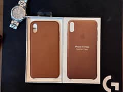 iPhone XS Max Leather Case