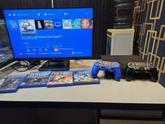 ps4 Playstation 4 With 2 Controllers And Games ps4