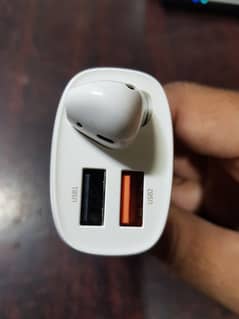 fast car charger with earbud