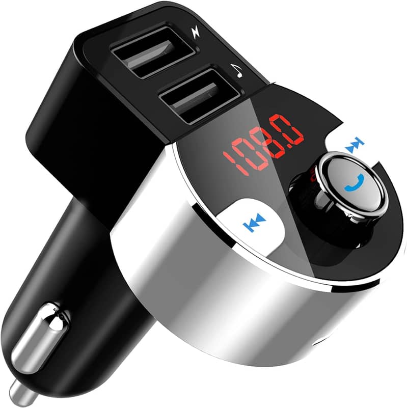 Bluetooth FM Transmitter, Wireless Car Radio Adapter FM Modulator 17