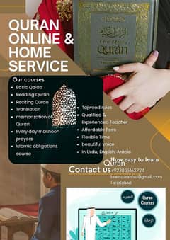 learn quran online & home service
