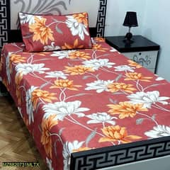 2pc cotton sotton printed bed sheets.