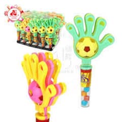Hand clap patting toy with football bells toy candy