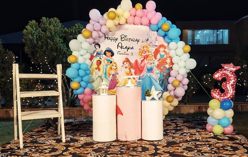 birthday decore/ baloon decore/Aqeeqa decore / jumping/ magic show 3