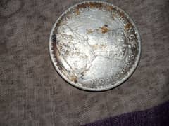 old coin Rupees One Indian Year 1920 available 03154870789