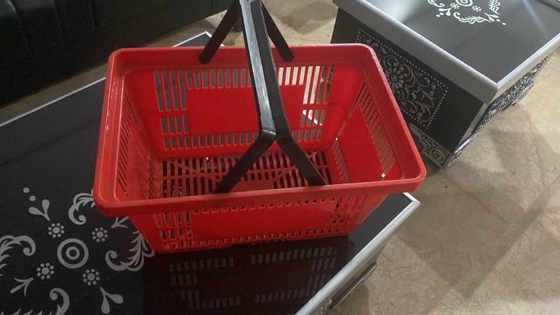 Roller Basket/ hand basket/ shopping trolley/ cash counter/wall Racks 10