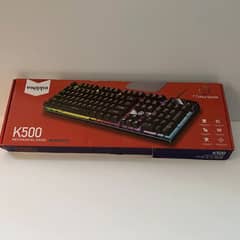 YINDIAO K500 Wired USB E-Sport 7 Colour Backlight Gaming Keyboard 0