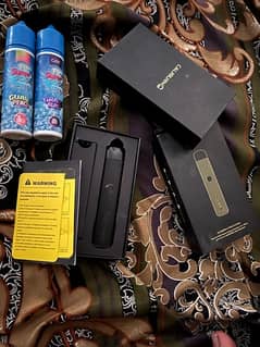 Uwell Caliburn G Pod With Full box And 2 Flavour Bottles