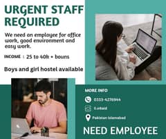 office staff required