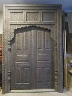 New Entry main hand made carving doors