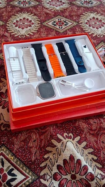 Ultra 9 Smart watch with 7 in 1 strapes brand new for sale 0