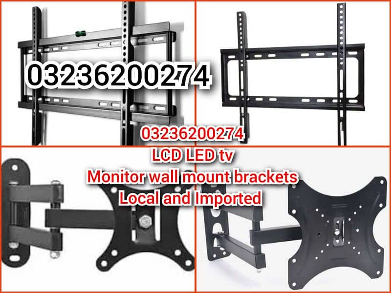 LCD LED tv Wall mount bracket imported High Quality stand 3