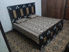 Double Bed King Size with 6 inch mattress