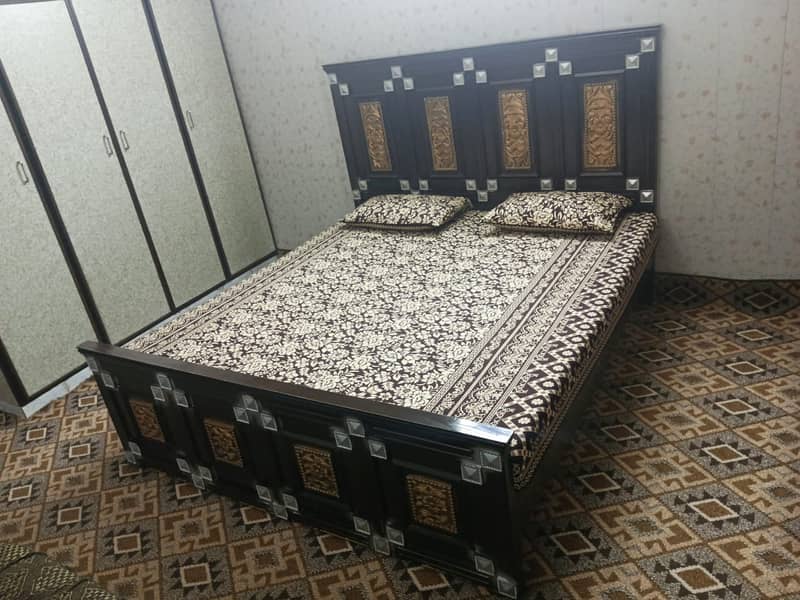 Double Bed King Size with 6 inch mattress 1