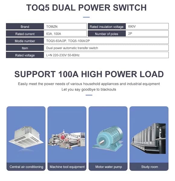 Tomzn Automatic Transfer Switch 2