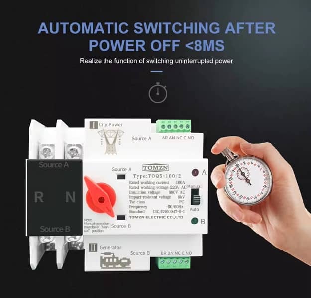 Tomzn Automatic Transfer Switch 3