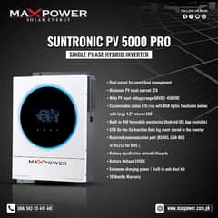 Maxpower Suntronic PV 5000 4Kw , Hybrid Solar Inverter