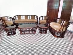 7 Seater sofa set with table set of 3