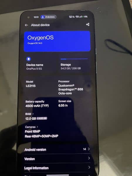 oneplus 9 5g 12 256 dual pta 2