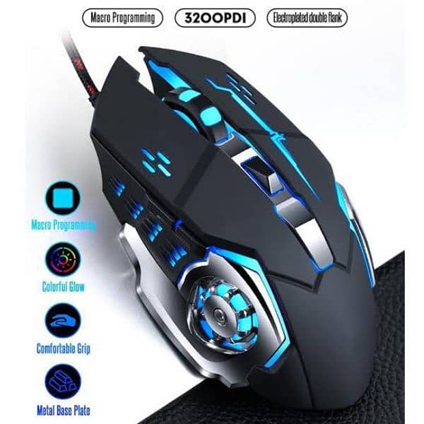 GAMING MOUSE with RGB ALL DESIGNS AVAILABLE 0