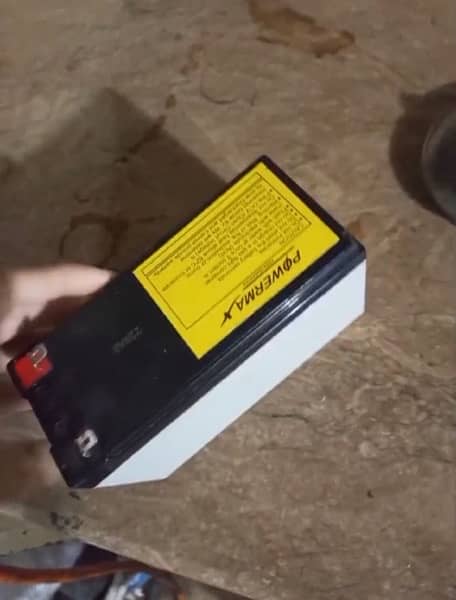 powermax new 12v 7.2amp dry battery 2