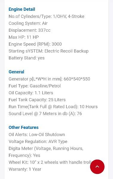 Original OES 4.5 kVA generator (just like new; only used for 83 hours) 7