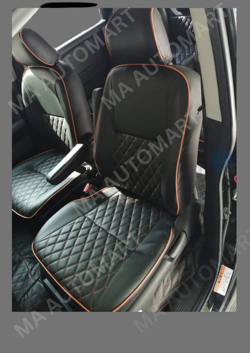 Car Seats Covers - Steering Stitching - Civic Corolla Sportage Hilux 6