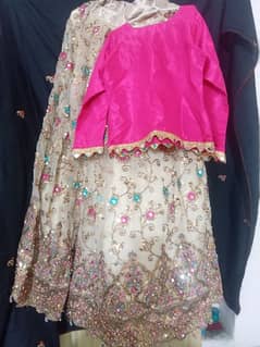 Lehnga kurti and pouch