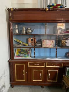 wooden dressing and wardrobes with brown colour