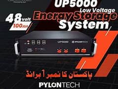 LITHIUM ION BATTERY: "PYLONTECH 100Ah 48V" ||05 YEARS WARRANTY||