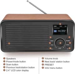 DAB radio plus speaker