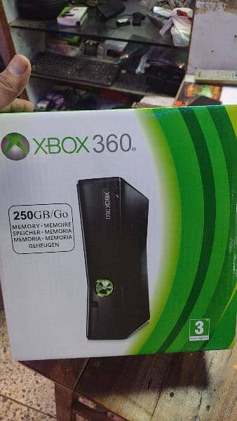 xbox360 silim and fat Xbox 1 and Xbox 1. s  wats up   03213217647 3