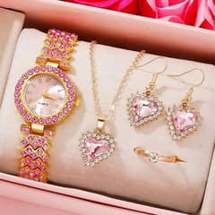 luxury female watch set 6 PCs sets