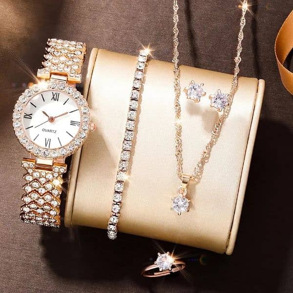 luxury female watch set 6 PCs sets 2