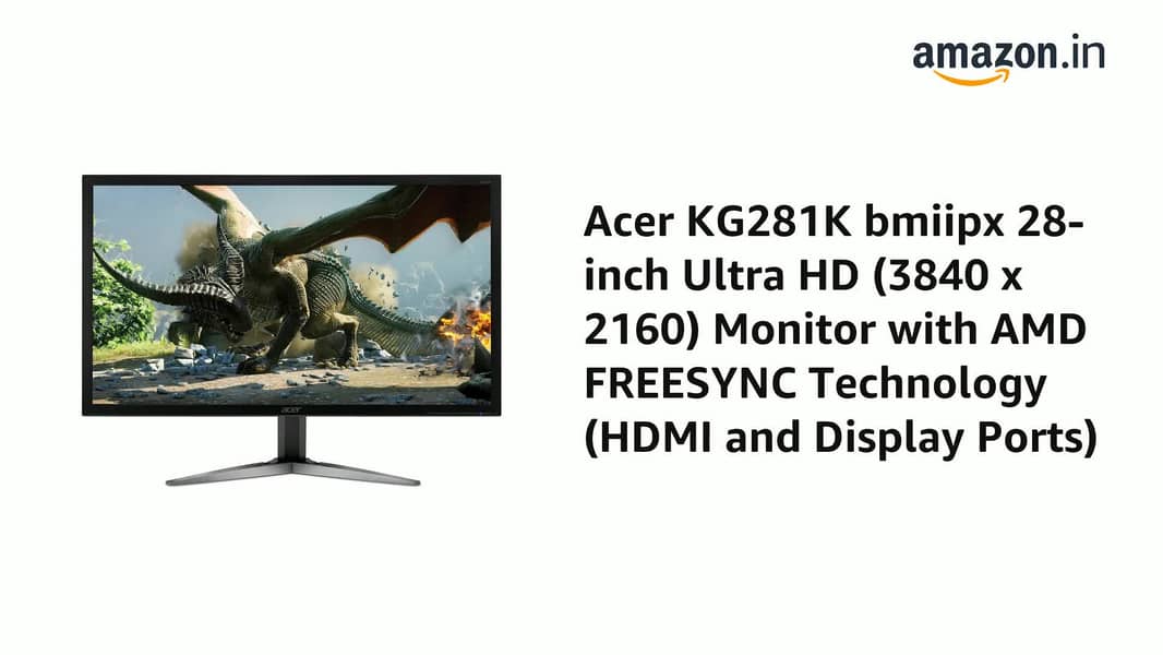 28" Inch 4k - 1MS - 10 Bit - AMD FreeSync HDMI 2.0 New Gaming Monitor 2