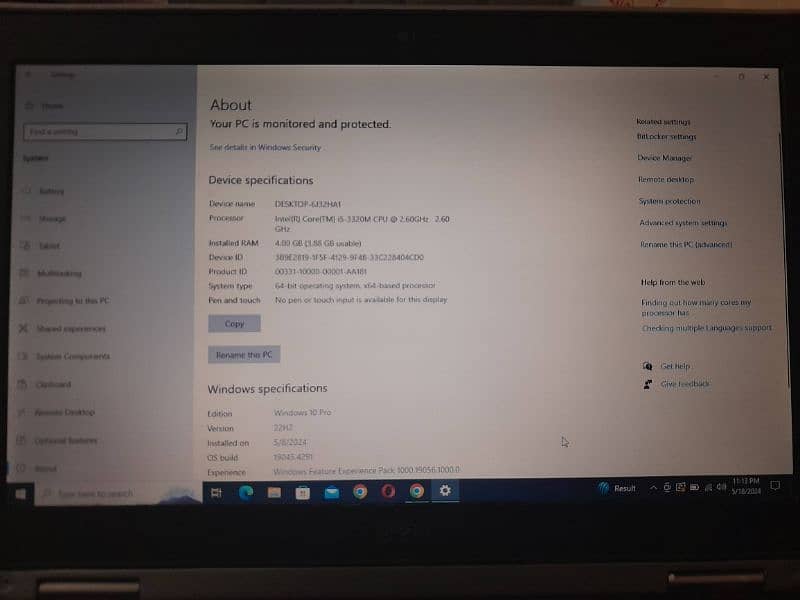 Laptop Dell Core i5 3