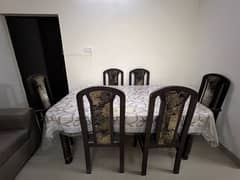 Dining table set 6 person