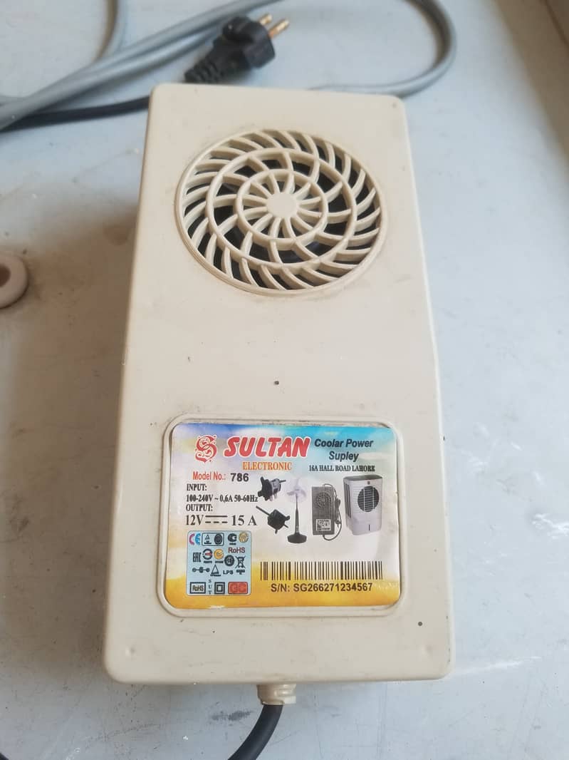 12 Volts Air Cooler with stand in almost new condition. O3244833221 1